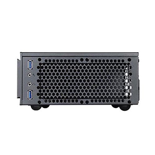 Silverstone ML06B HTPC Black with USB 3.2 Gen 1 Type-A Front Panel image