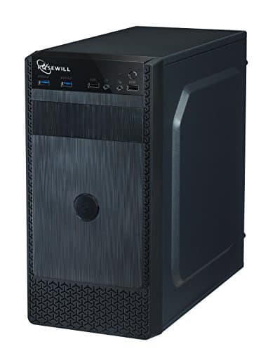 Rosewill FBM-X1 Black Steel / Plastic Mini Tower Case with Side Panel Window image
