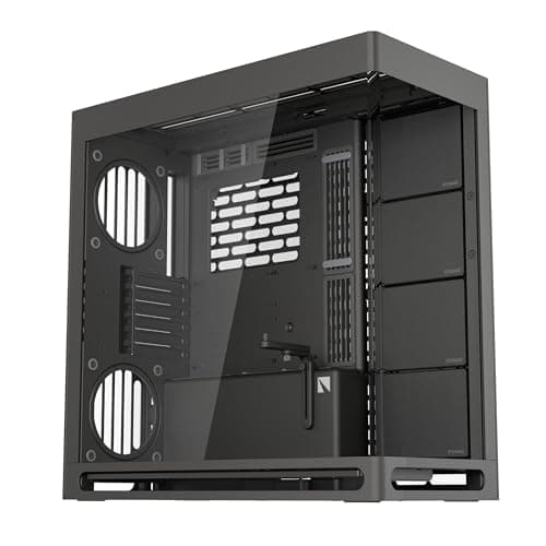 HAVN HS420 ATX Mid Tower Black with Tempered Glass Side Panel and USB 3.2 Gen 2 Type-C, USB 3.2 Gen 1 Type-A Front Panel main image