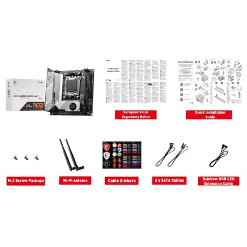 MSI B650 MPG B650I EDGE WIFI AM5 DDR5 Mini ITX image