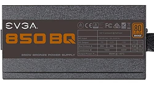EVGA 850 BQ ATX 850W Semi-Modular 80+ Bronze Certified image