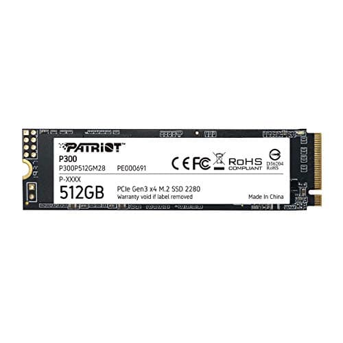 Patriot P300 512 GB SSD M.2-2280 PCIe 3.0 X4 NVMe main image
