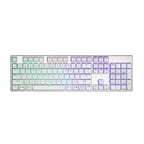 Cooler Master SK653 RGB Bluetooth TTC Red Low Profile Mechanical Gaming Keyboard image