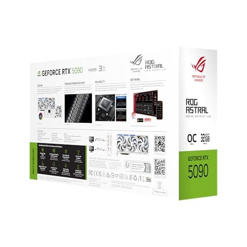 Asus ROG Astral GeForce RTX 5090 32GB GDDR7 White image