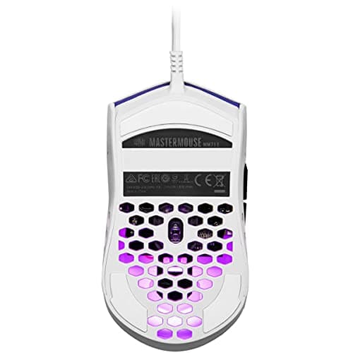 Cooler Master MM711 Matte White Wired Optical Mouse image