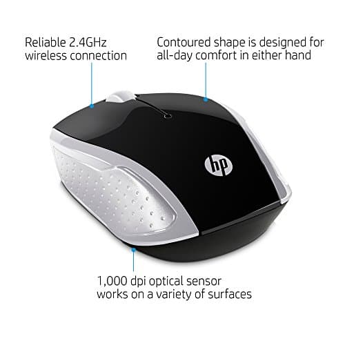HP 200 Wireless and Wired Optical Mouse image