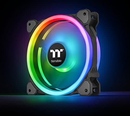 Thermaltake Riing Trio 12 TT Premium Edition 120mm Black RGB PWM 3-Pack image