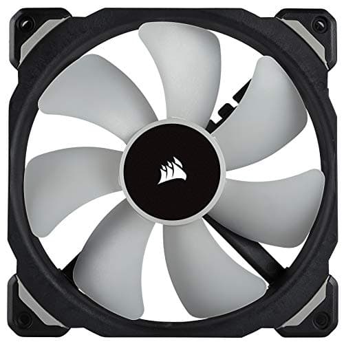 Corsair ML140 PRO 140mm RGB PWM 55.4 CFM Black / White 1-Pack image