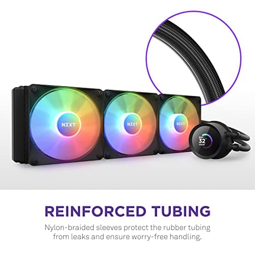 NZXT Kraken Elite 360 Water 360mm RGB 78.02 CFM Black image