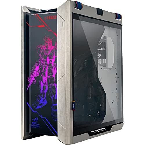 Asus ROG Strix Helios Gundam Edition ATX Full Tower Silver / Multicolor with Tempered Glass Side Panel and USB 3.2 Gen 2 Type-C / USB 3.2 Gen 1 Type-A image