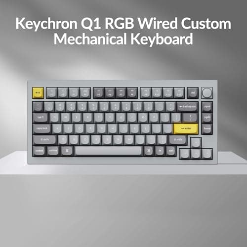 Keychron Q1 QMK V2 Knob Wired Mini Mechanical Keyboard image
