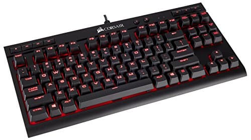 Corsair K63 Compact Mechanical Gaming Keyboard - Backlit Red LET - Linear & Quiet - Cherry MX Red image