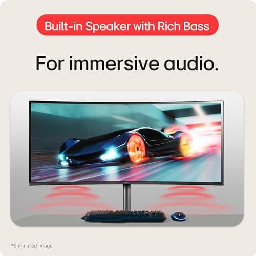 LG 40WP95C-W 39.7" 5K 72Hz IPS Curved Monitor image