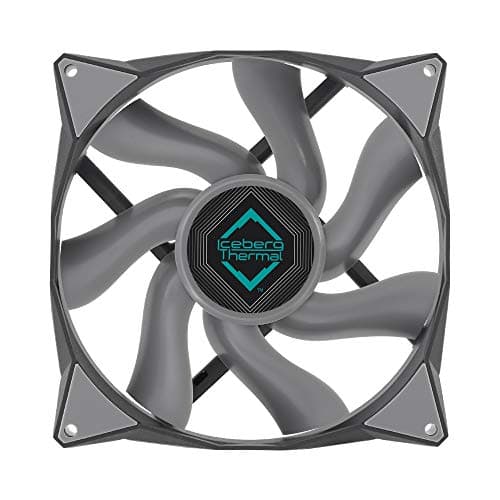 Iceberg Thermal IceGALE Xtra 140mm Gray PWM 169 CFM 2-Pack image