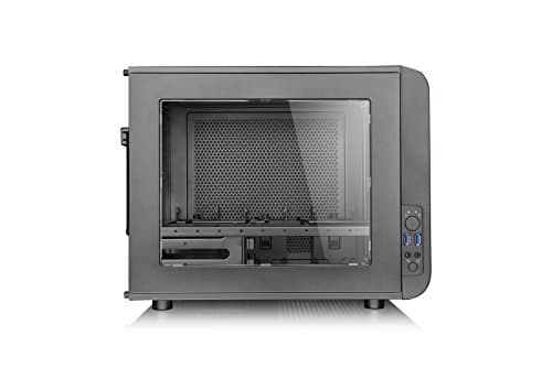 Thermaltake Core V21 Micro ATX Mini Tower Black with Acrylic Side Panel and USB 3.2 Gen 1 Type-A image
