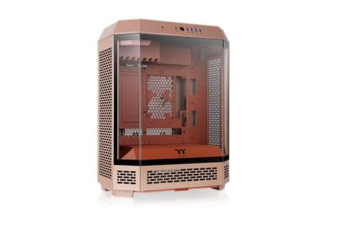 Thermaltake The Tower 600 ATX Mid Tower Red Tempered Glass Side Panel, USB 3.2 Gen 2 Type-C, USB 3.2 Gen 1 Type-A image