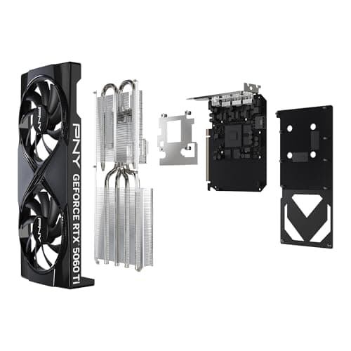 PNY Dual Fan OC GeForce RTX 5060 Ti 16GB GDDR7 Black image