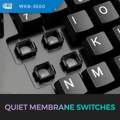 Adesso WKB-3500UB Wireless Ergonomic Keyboard image