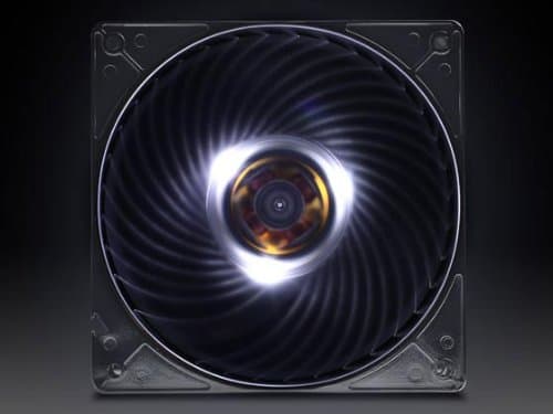 Silverstone Air Penetrator 120mm Clear White LED image