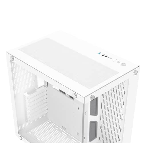 Xigmatek Aquarius Plus Arctic ATX Mid Tower White Tempered Glass Side Panel image