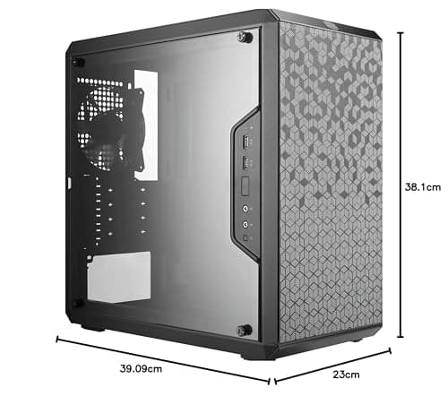 Cooler Master MasterBox Q300L Black Micro ATX Tower Acrylic Side Panel image