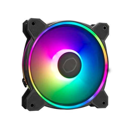 Cooler Master MasterFan MF120 Halo² 120mm Black Addressable RGB PWM 1-Pack image