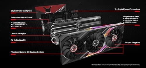 ASRock Phantom Gaming OC Radeon RX 7900 XTX 24GB GDDR6 Black image