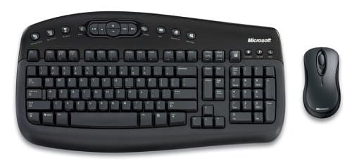 Microsoft BV3-00003 Wireless Standard Keyboard With Optical Mouse image