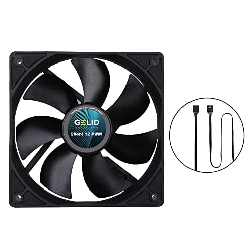 Gelid Solutions Silent 12 120mm Black PWM 64.5 CFM 1-Pack image
