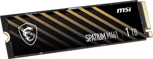 MSI SPATIUM M461 1TB SSD M.2-2280 PCIe 4.0 x4 NVMe image
