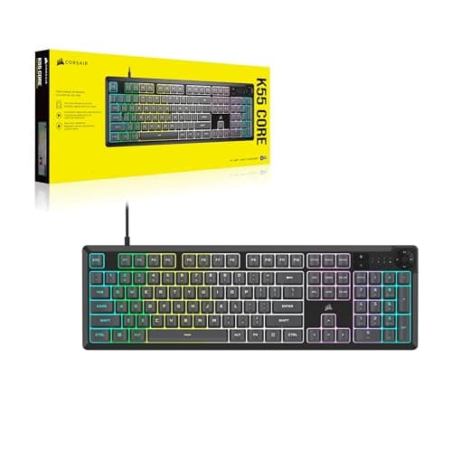 Corsair K55 CORE RGB RGB Wired Gaming Keyboard image