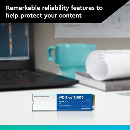 Western Digital Blue SN570 1TB M.2-2280 SSD PCIe 3.0 X4 NVMe image