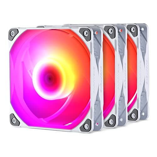 Phanteks M25-140 140mm White PWM D-RGB 104.62 CFM 3-Pack main image