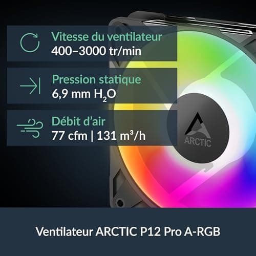 ARCTIC Liquid Freezer III Pro A-RGB Water 360mm 77 CFM Black image