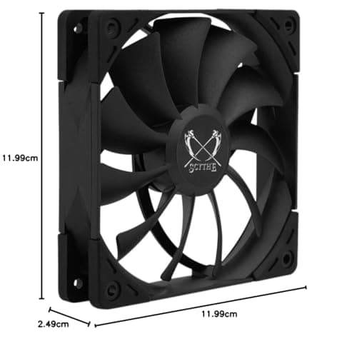 Scythe Kaze Flex 120mm Black PWM 66.47 CFM image