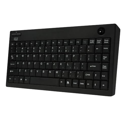 Adesso WKB-3100UB Wireless Mini With Trackball Keyboard image