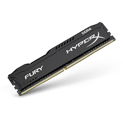 Kingston HyperX Fury 2666MHz DDR4 Non-ECC CL15 4GB DIMM Memory Black image
