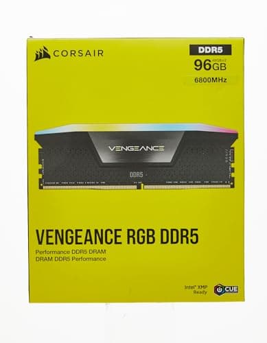 Corsair Vengeance RGB Black / Silver DDR5-6800 CL40 96GB (2x48GB) image