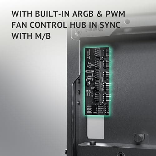 Antec FLUX PRO ATX Full Tower Black / Brown Tempered Glass image