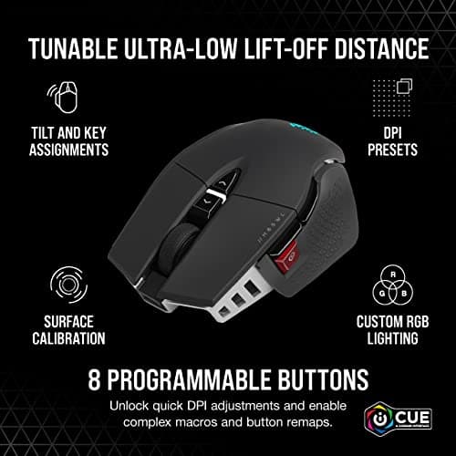 Corsair M65 RGB ULTRA WIRELESS Wireless Optical Mouse image