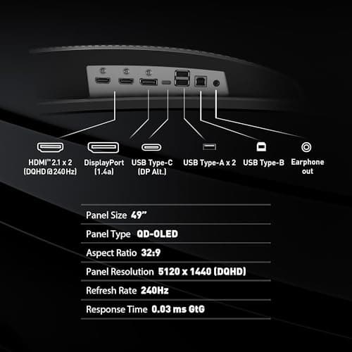 MSI MPG 491CQPX 49" 5120x1440 240Hz QD-OLED Curved Monitor image