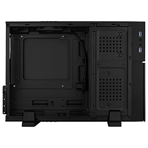 Aerocool Playa ATX Mid Tower Black Tempered Glass Side Panel, USB 3.2 Gen 1 Type-A Front Panel image