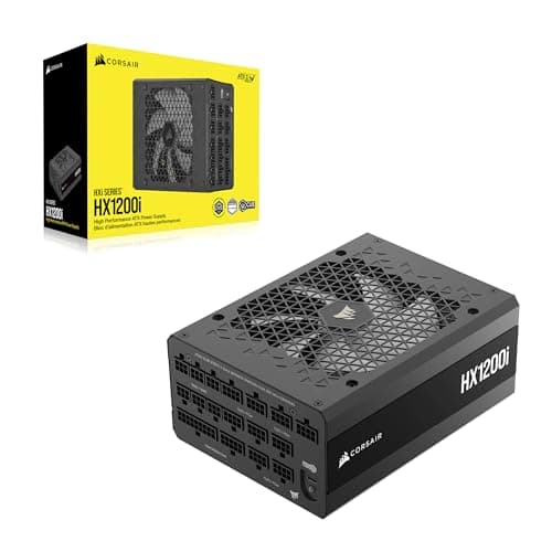 Corsair HX1200i (2025) Black 1200W Fully Modular 80+ Platinum Certified ATX image
