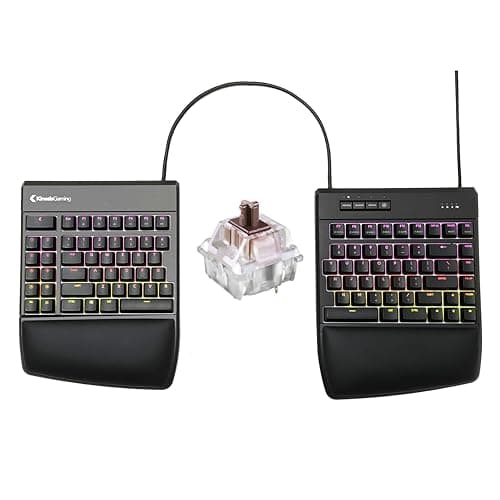 Kinesis Gaming Freestyle Edge RGB Ergonomic Split Gaming Keyboard image