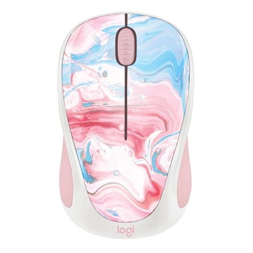 Logitech M317 Cotton Candy Wireless/Wired Optical Mouse main image