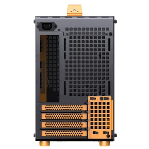 Jonsbo Jonsplus Z20 Micro ATX Desktop Orange / Black with Tempered Glass Side Panel and USB 3.2 Gen 2 Type-C, USB 3.2 Gen 1 Type-A image