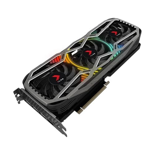 PNY GeForce RTX 3080 10GB LHR XLR8 Gaming REVEL EPIC-X RGB 10GB GDDR6X Silver / Black image