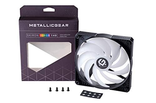 MagniumGear Skiron 140mm Black/White PWM RGB 85CFM 1-Pack image