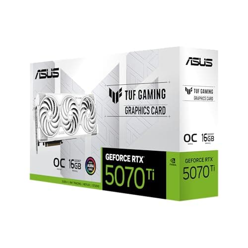 Asus TUF GAMING OC GeForce RTX 5070 Ti 16GB GDDR7 White / Silver image