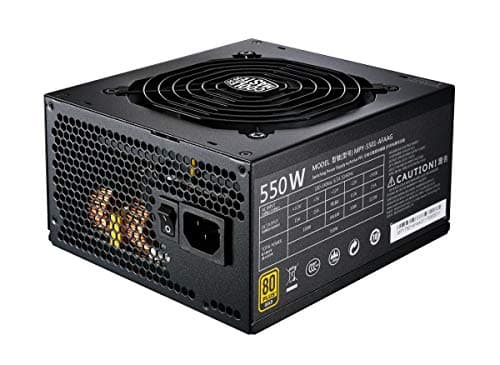 Cooler Master MWE Gold Black 550W Fully Modular 80+ Gold image